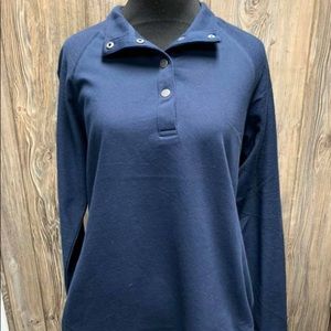 Navy Charles river cotton pullover!